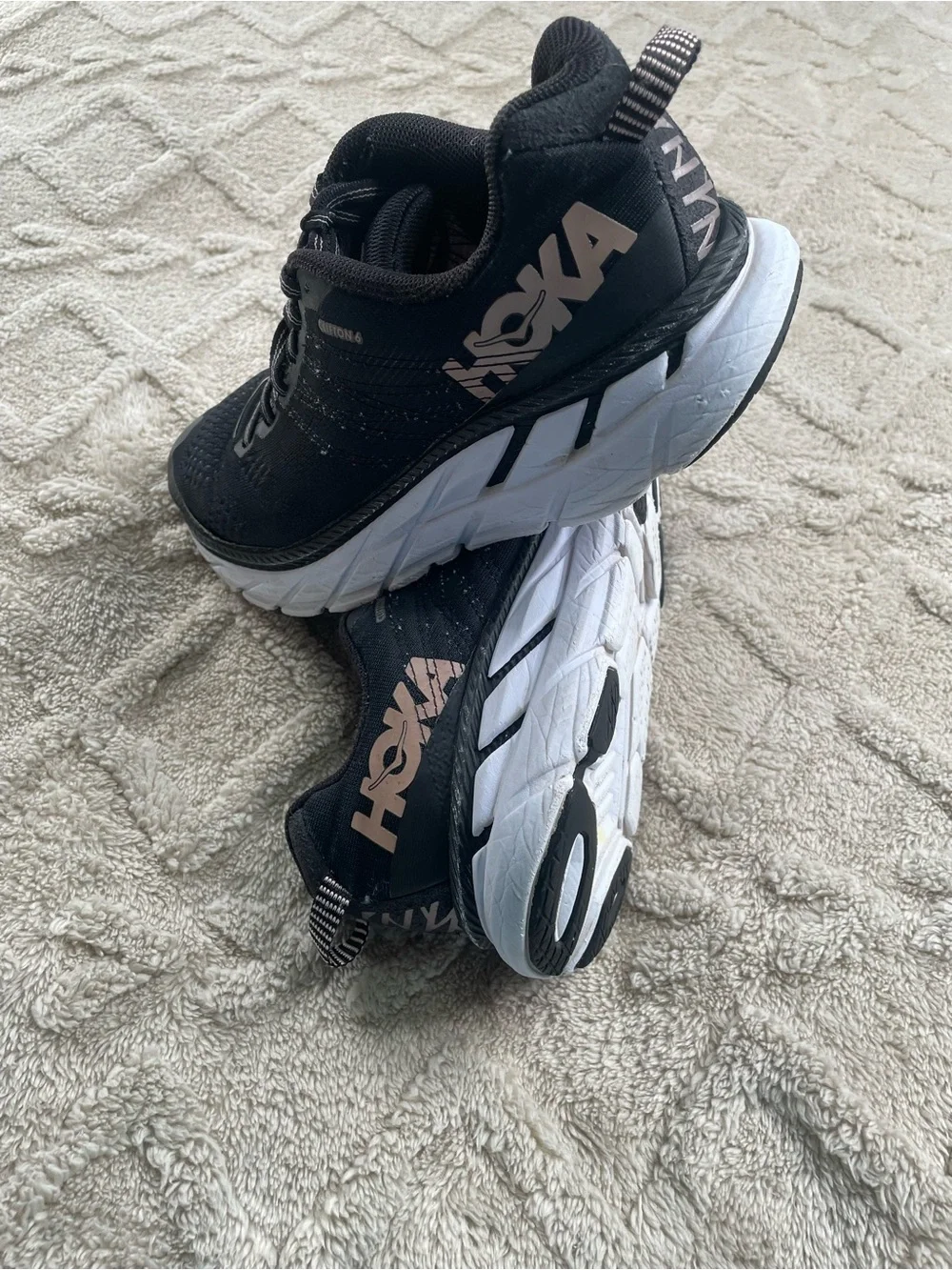 Hoka Black  Athletic Sneakers Size 7  Athletic Shoes